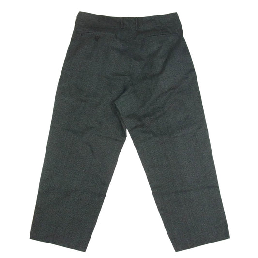 AURALEE オーラリー Adam et Rope' アダムエロペ 20AW A20AP01PN × ADAM ET ROPE’ EX WASHED FINX POLYESTER CHINO TAPERED アダムエロペ 別注 ウォッシュド フィンクス ポリエステル チノ テーパードパンツ ブラック系 5【美品】【中古】