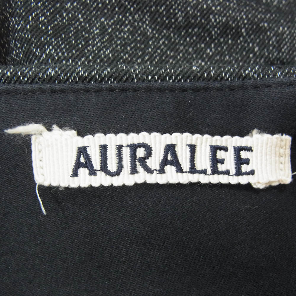 AURALEE オーラリー Adam et Rope' アダムエロペ 20AW A20AP01PN × ADAM ET ROPE’ EX WASHED FINX POLYESTER CHINO TAPERED アダムエロペ 別注 ウォッシュド フィンクス ポリエステル チノ テーパードパンツ ブラック系 5【美品】【中古】