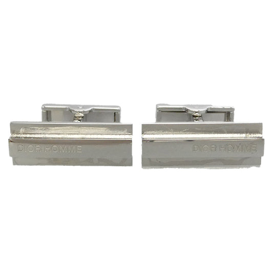 DIOR HOMME ディオールオム カフス ボタン カフスリンクス シルバー系【中古】