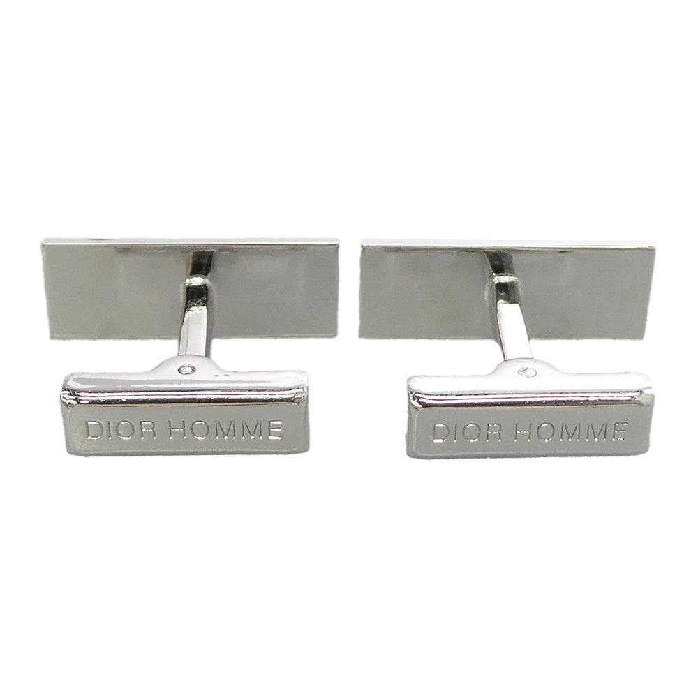 DIOR HOMME ディオールオム カフス ボタン カフスリンクス シルバー系【中古】