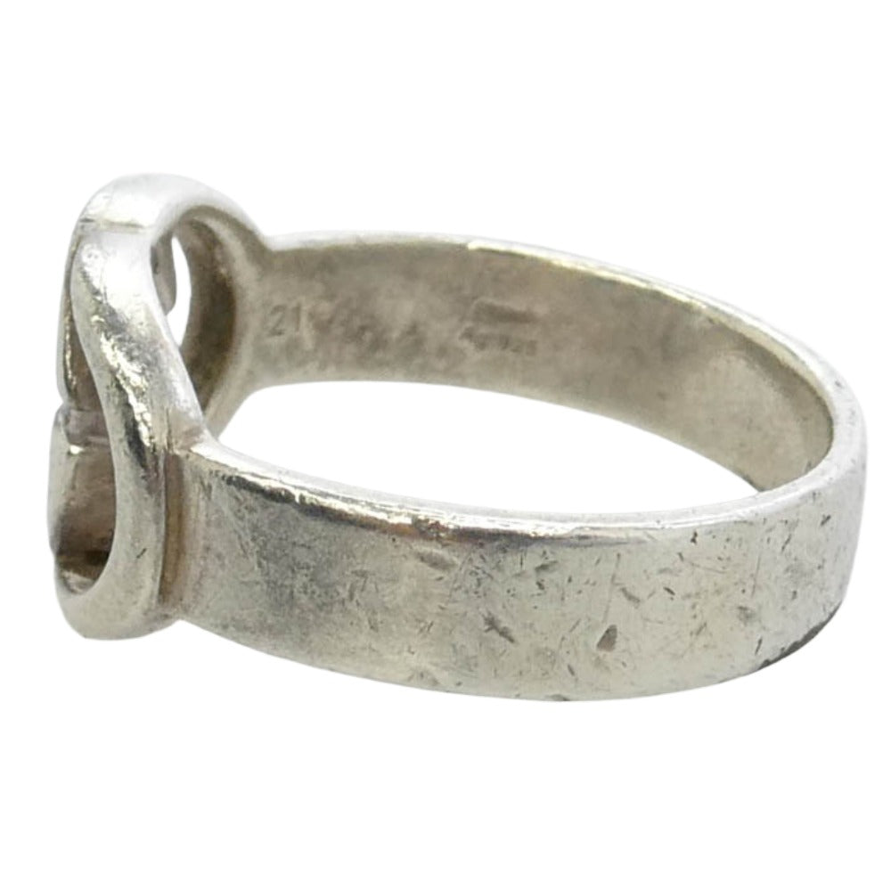 GUCCI グッチ インターロッキングG リング シルバー系 18号【中古】