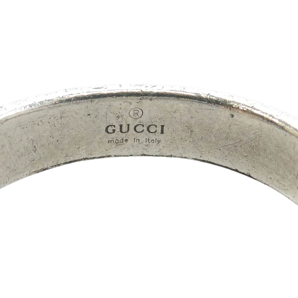 GUCCI グッチ インターロッキングG リング シルバー系 18号【中古】