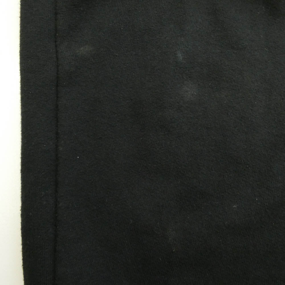 CHROME HEARTS クロムハーツ（原本無） ENGLISH LOGO SCROLL LABEL PRNT スクロールラベル ロゴプリント スウェットパンツ ブラック系 S【中古】