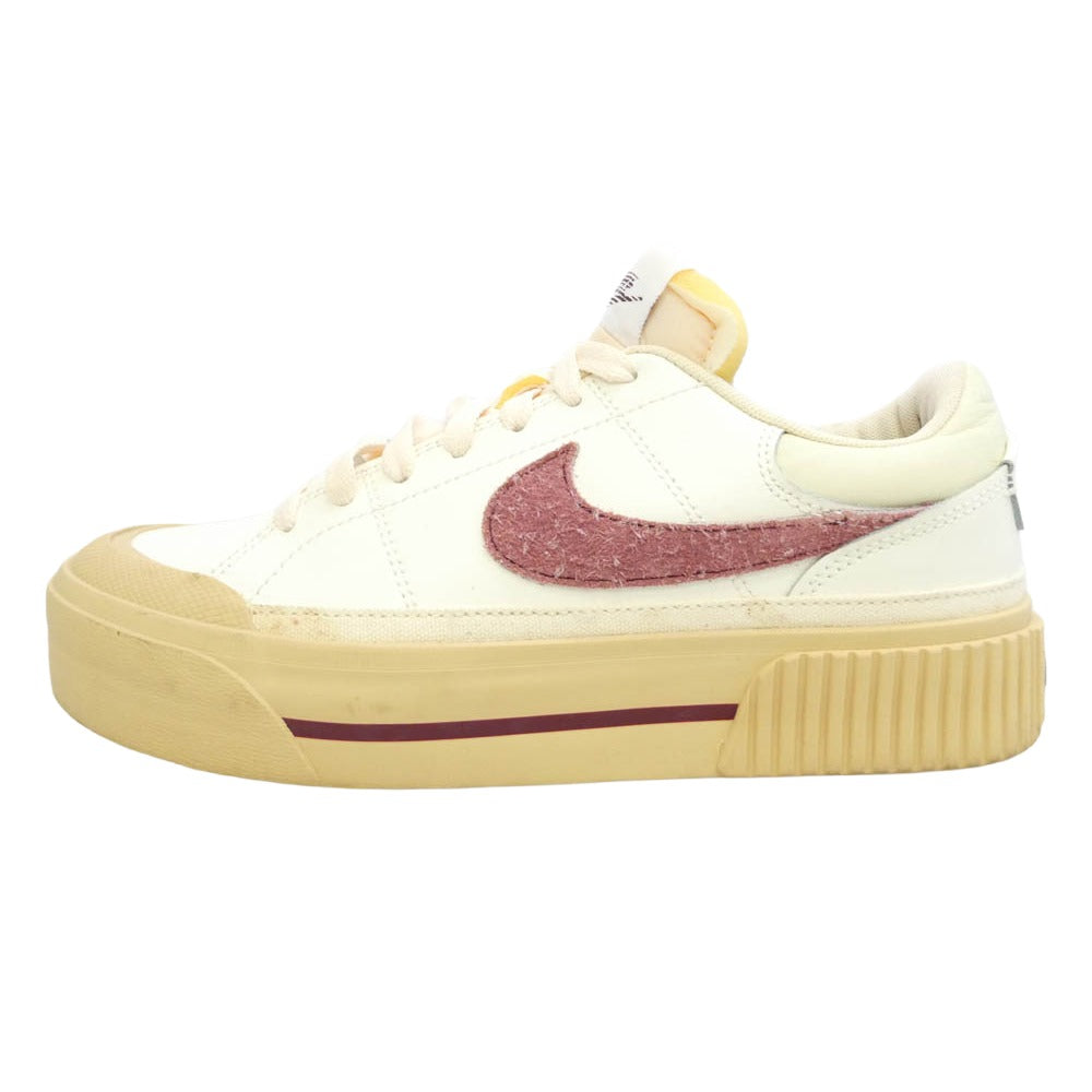 NIKE ナイキ DZ4766-133 COURT LEGACY LIFT コートレガシー リフト スニーカー ベージュ系 24cm【中古】