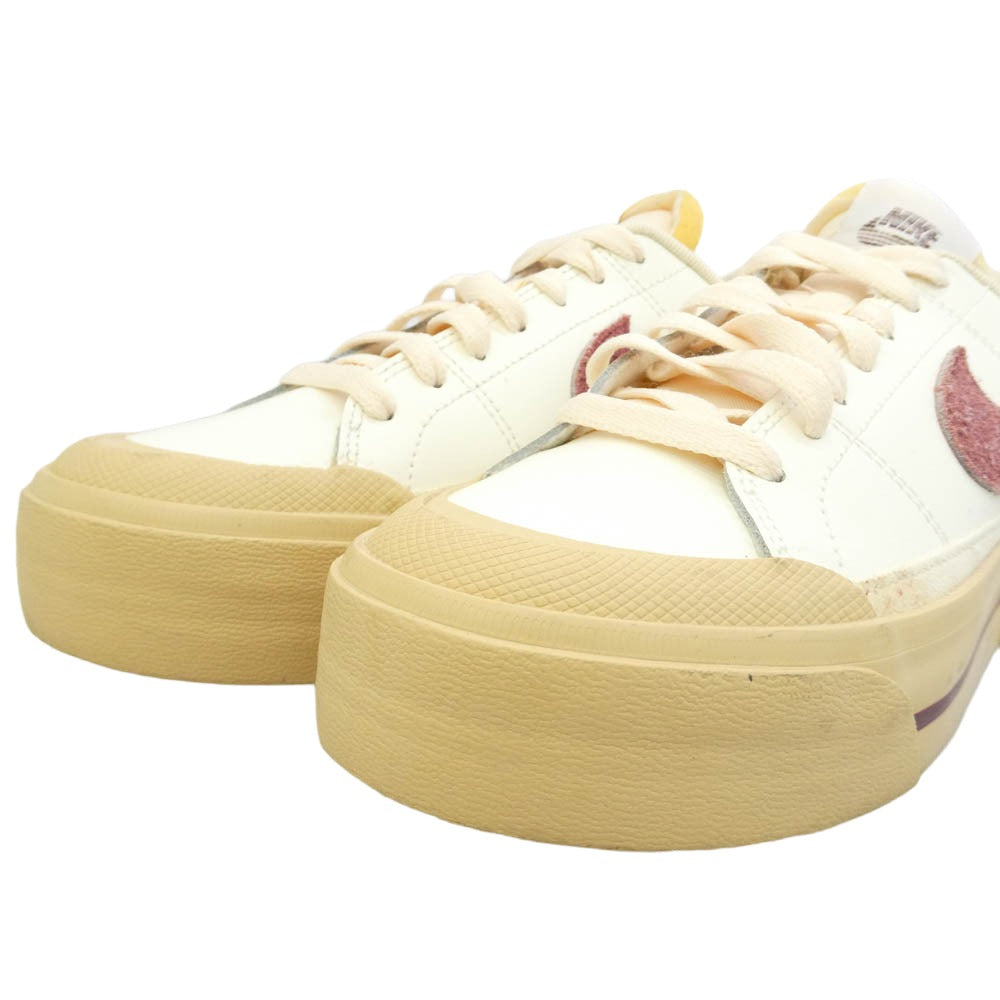 NIKE ナイキ DZ4766-133 COURT LEGACY LIFT コートレガシー リフト スニーカー ベージュ系 24cm【中古】