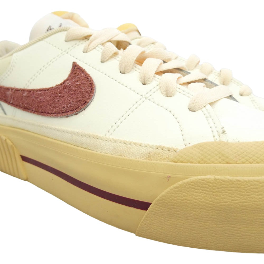 NIKE ナイキ DZ4766-133 COURT LEGACY LIFT コートレガシー リフト スニーカー ベージュ系 24cm【中古】