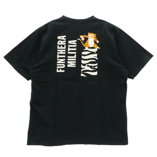 A BATHING APE アベイシングエイプ TIGER SHARK TEE タイガー シャーク Ｔシャツ 半袖カットソー ブラック系 XL【中古】