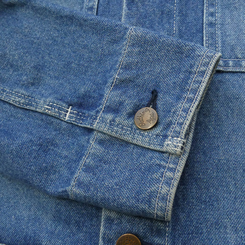 A BATHING APE アベイシングエイプ SHARK DENIM JACKET シャーク カバーオール デニム ジャケット インディゴブルー系 L【中古】
