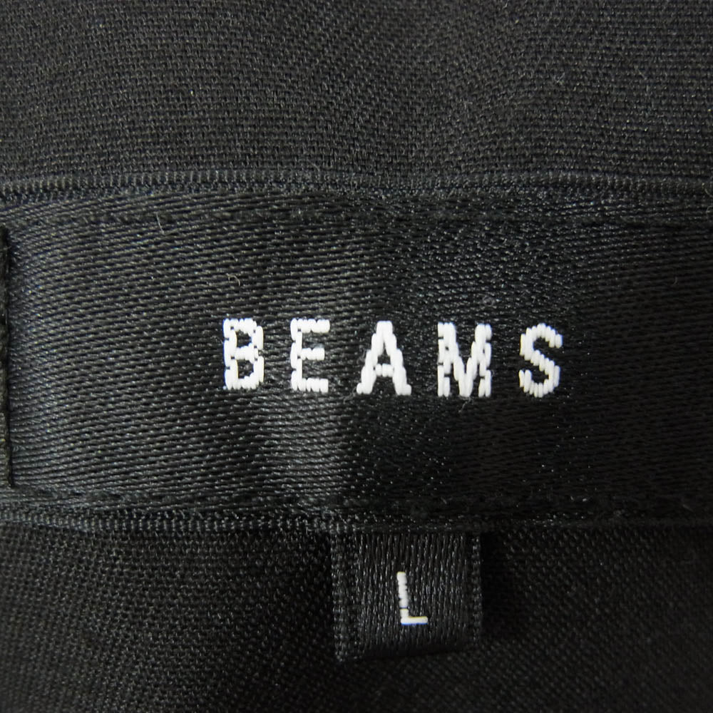 BEAMS ビームス 11-25-1196-803 Slacks Wide Shorts スラックス ワイド ショーツ ポリエステルウール ショートパンツ ブラック系 L【中古】