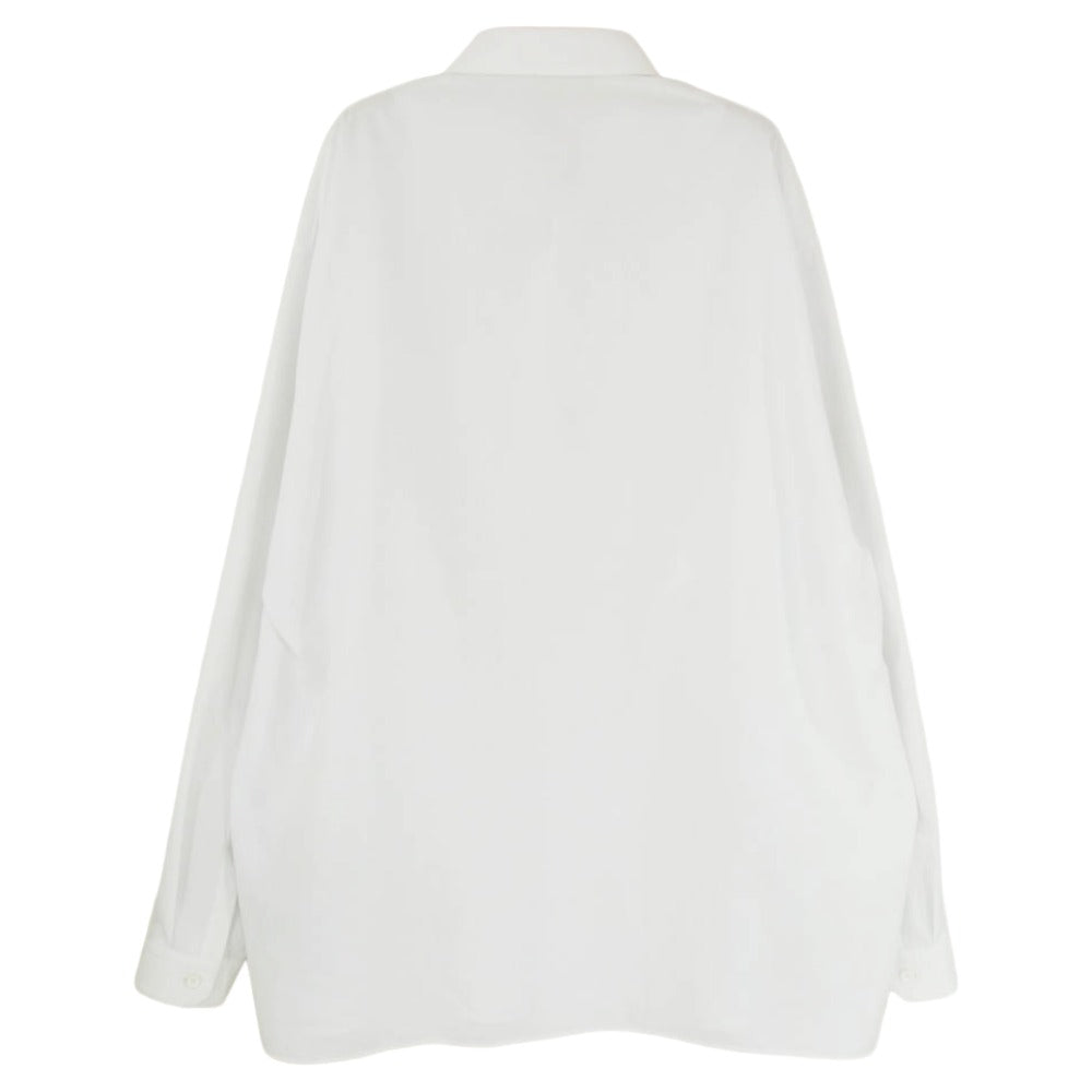 THE RERACS ザリラクス 25SS 25SS-REBL-458-J THE PERFECT SHIRT POLYESTER パーフェクト ポリエステル 長袖 シャツ ホワイト系 48【中古】