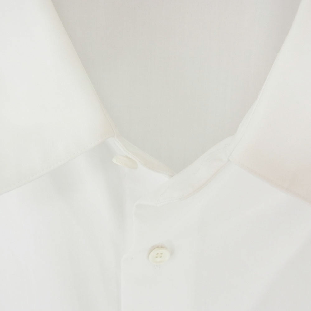 THE RERACS ザリラクス 25SS 25SS-REBL-458-J THE PERFECT SHIRT POLYESTER パーフェクト ポリエステル 長袖 シャツ ホワイト系 48【中古】