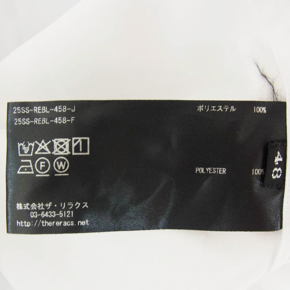 THE RERACS ザリラクス 25SS 25SS-REBL-458-J THE PERFECT SHIRT POLYESTER パーフェクト ポリエステル 長袖 シャツ ホワイト系 48【中古】