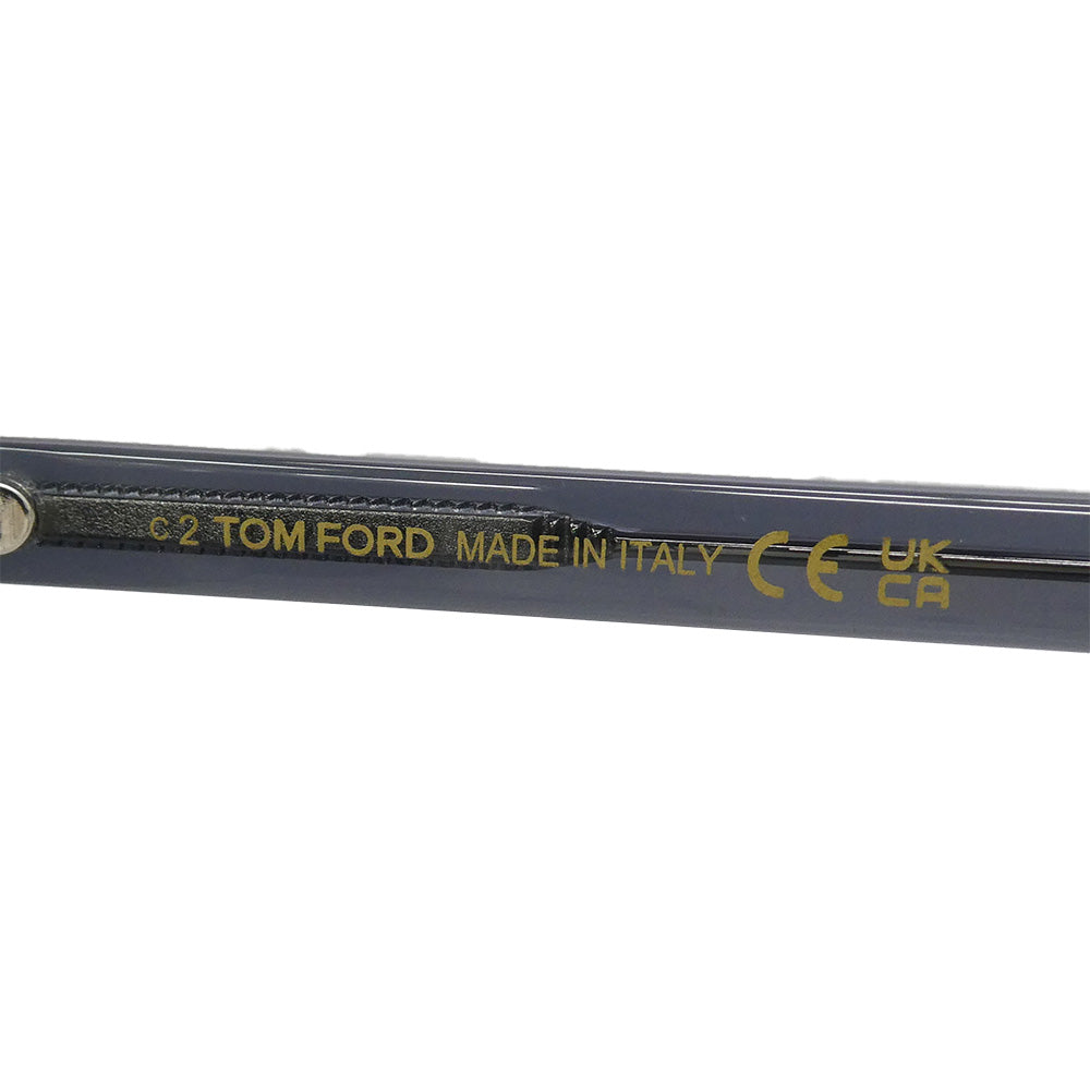 TOM FORD トムフォード TF975-K ウェリントン サングラス アイウェア グレー系 クリア系 52□23　145【中古】