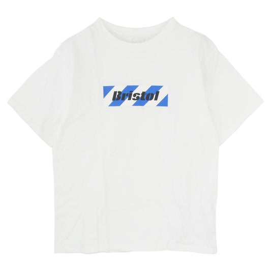 F.C.R.B. エフシーアールビー 20AW FCRB-202074 BOX LOGO TEE ボックスロゴ Tシャツ 半袖カットソー ホワイト系 XL【美品】【中古】