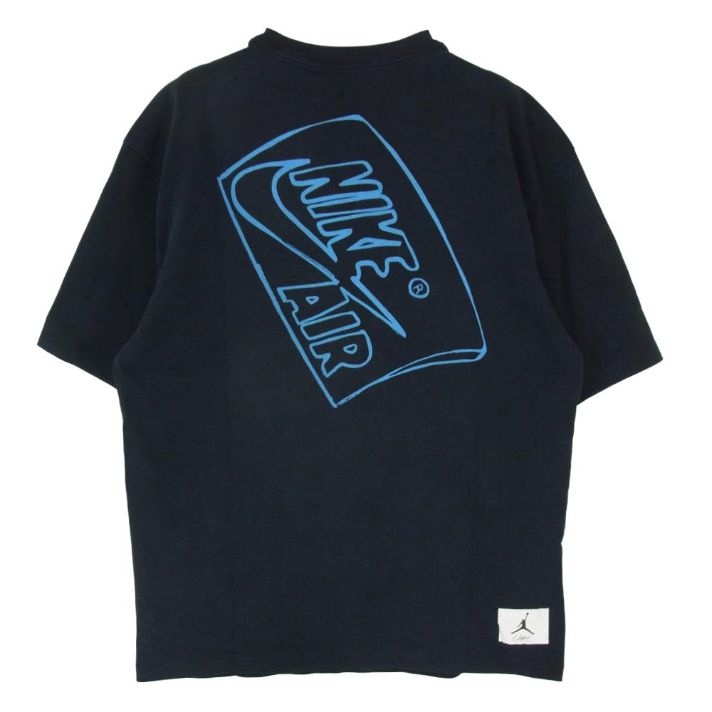 NIKE ナイキ IB5114-010 Jordan ジョーダン × UNION ユニオン S/S Tee バックロゴプリント Tシャツ 半袖カットソー ブラック系 M【新古品】【未使用】【中古】