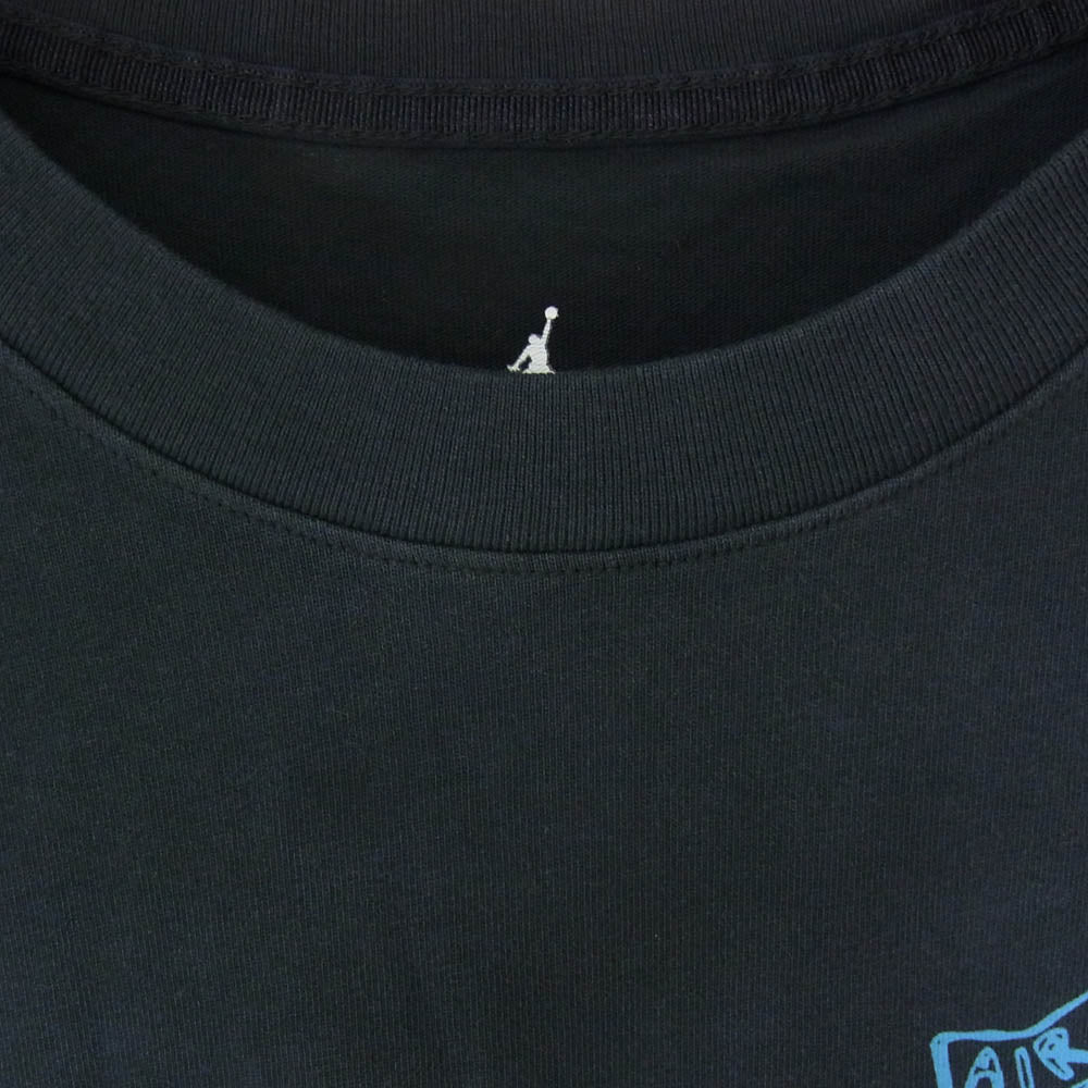 NIKE ナイキ IB5114-010 Jordan ジョーダン × UNION ユニオン S/S Tee バックロゴプリント Tシャツ 半袖カットソー ブラック系 M【新古品】【未使用】【中古】