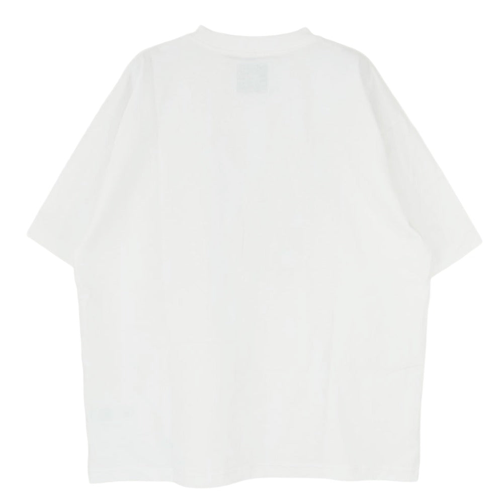 UNDERCOVER アンダーカバー Champion チャンピオン VBM14110C × Champion チャンピオン Various Artists ヴァリアス・アーティスツ グラフィックプリント Tシャツ 半袖カットソー ホワイト系 L【新古品】【未使用】【中古】