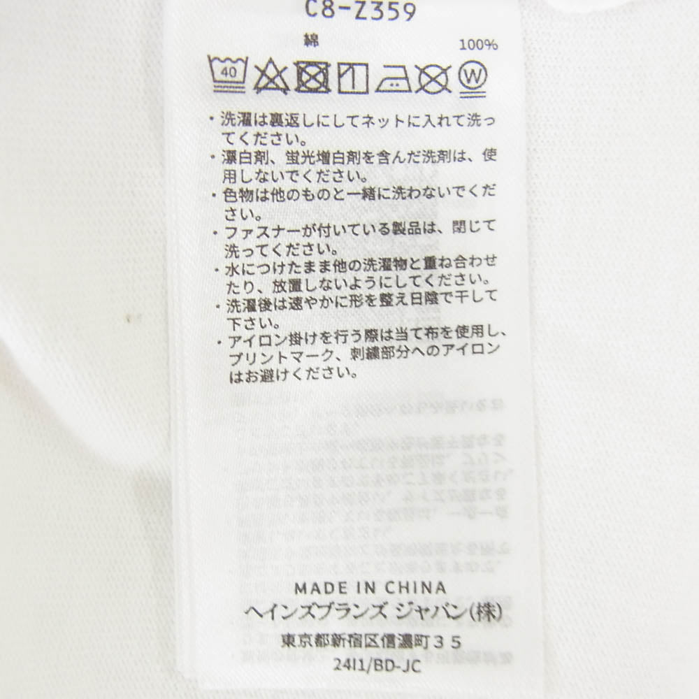 UNDERCOVER アンダーカバー Champion チャンピオン VBM14110C × Champion チャンピオン Various Artists ヴァリアス・アーティスツ グラフィックプリント Tシャツ 半袖カットソー ホワイト系 L【新古品】【未使用】【中古】