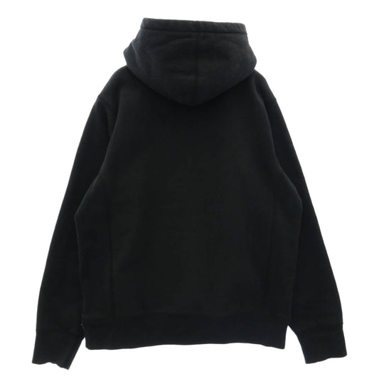 Supreme シュプリーム 18AW Classic Script Hooded Sweatshirt クラシック スクリプト刺繍 プルオーバー フーディ パーカー ブラック系 M【中古】