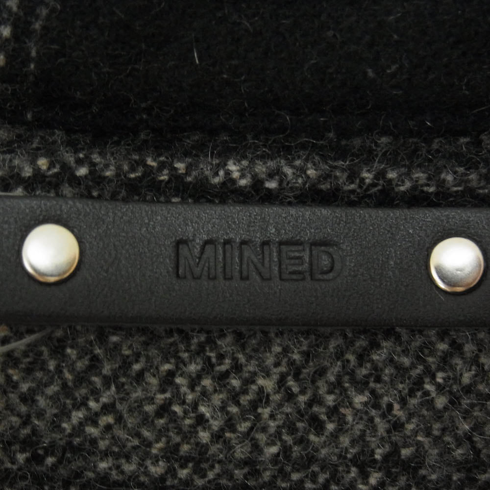 MINEDENIM マインデニム 23AW 2310-5001-97-022 Ombre Check Flannel RF Western SH オンブレチェック フランネル ウール ウエスタンシャツ 長袖シャツ ブラック系 2【中古】