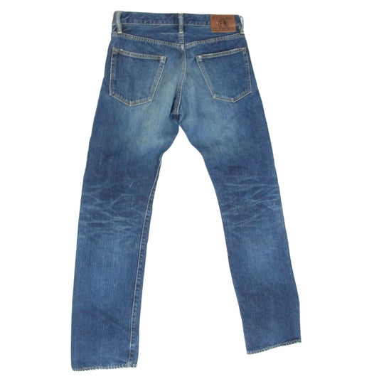 HYSTERIC GLAMOUR ヒステリックグラマー 0213AP13 RW CLASH加工 スタッズ ストレート デニム パンツ インディゴブルー系 30【中古】