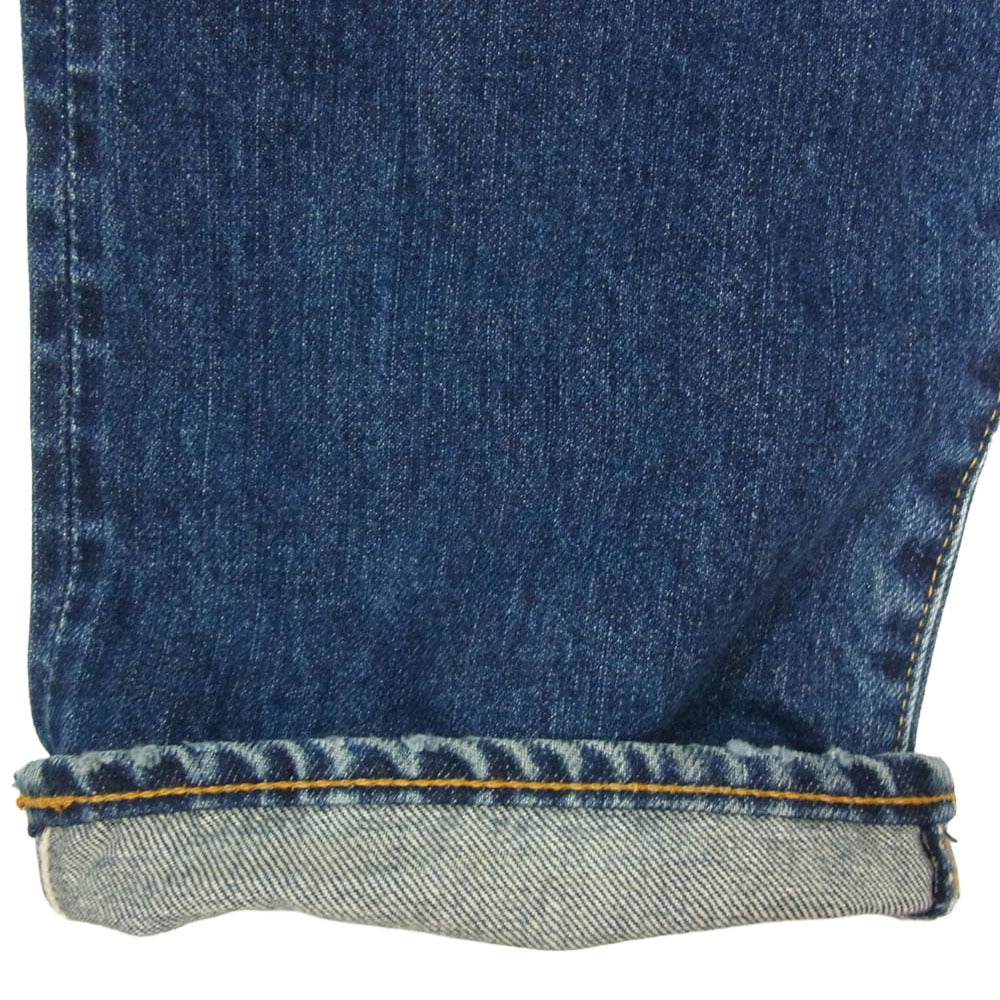 HYSTERIC GLAMOUR ヒステリックグラマー 0213AP13 RW CLASH加工 スタッズ ストレート デニム パンツ インディゴブルー系 30【中古】