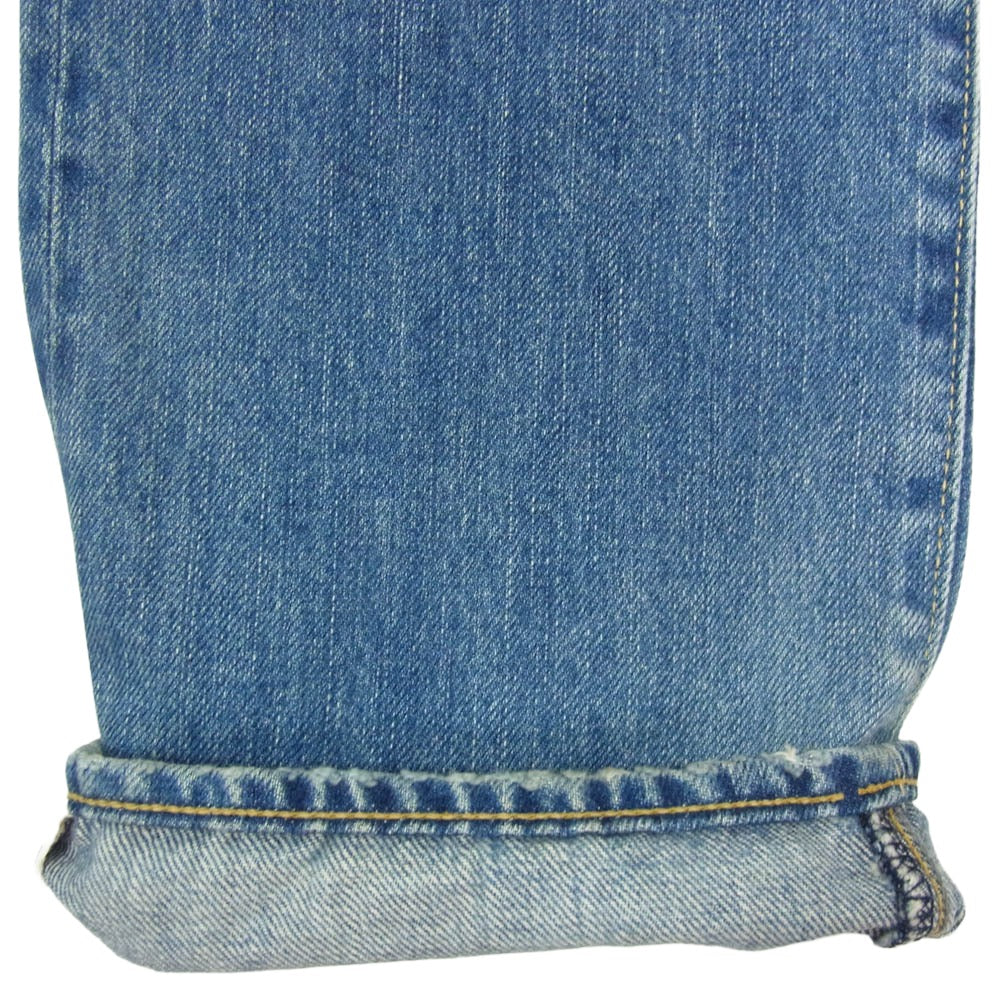HYSTERIC GLAMOUR ヒステリックグラマー 0241AP11 HCR加工 リペア加工 スタッズ ストレート デニム パンツ インディゴブルー系 30【中古】
