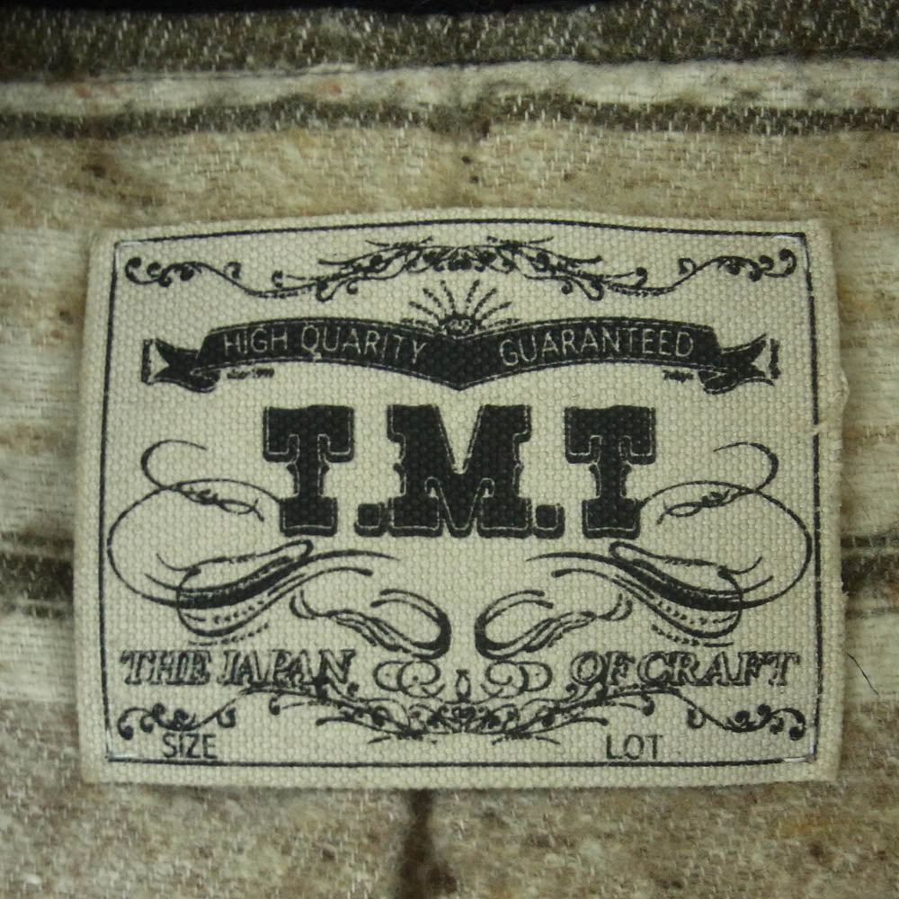 TMT ティーエムティー ウール ダブル ライダース ジャケット ブラック系 サイズ表記なし【中古】