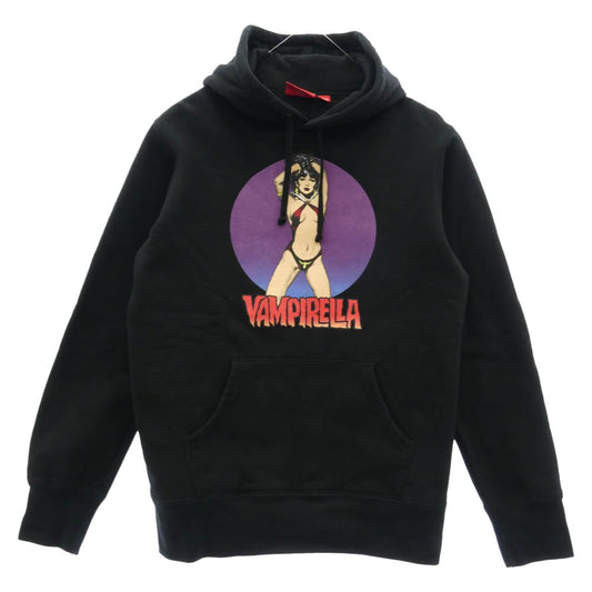 Supreme シュプリーム 17SS Vampirella Hooded Sweatshirt ヴァンパイア プルオーバーパーカー パーカー ブラック系 M【中古】