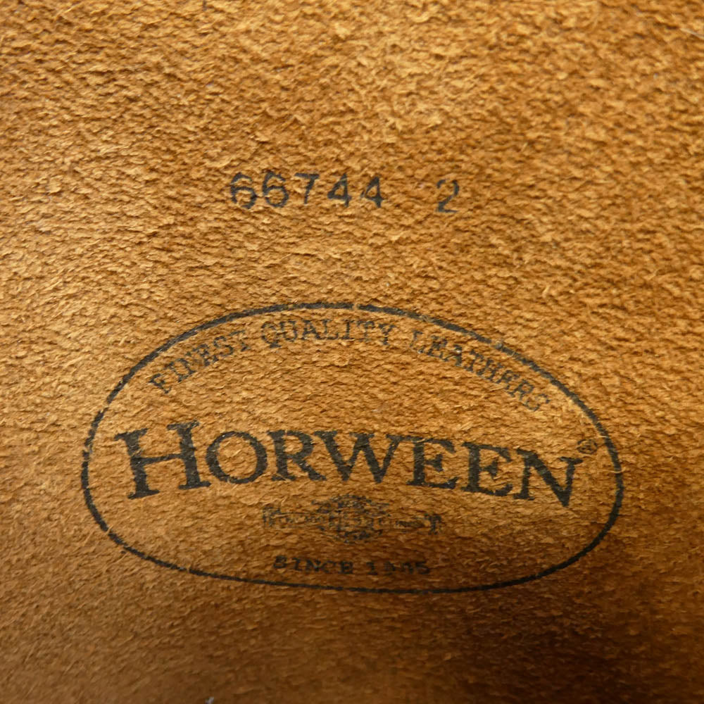 RUDE GALLERY ルードギャラリー 66744 HORWEEN社製 レザー エンジニア ブーツ ブラック系 2【美品】【中古】