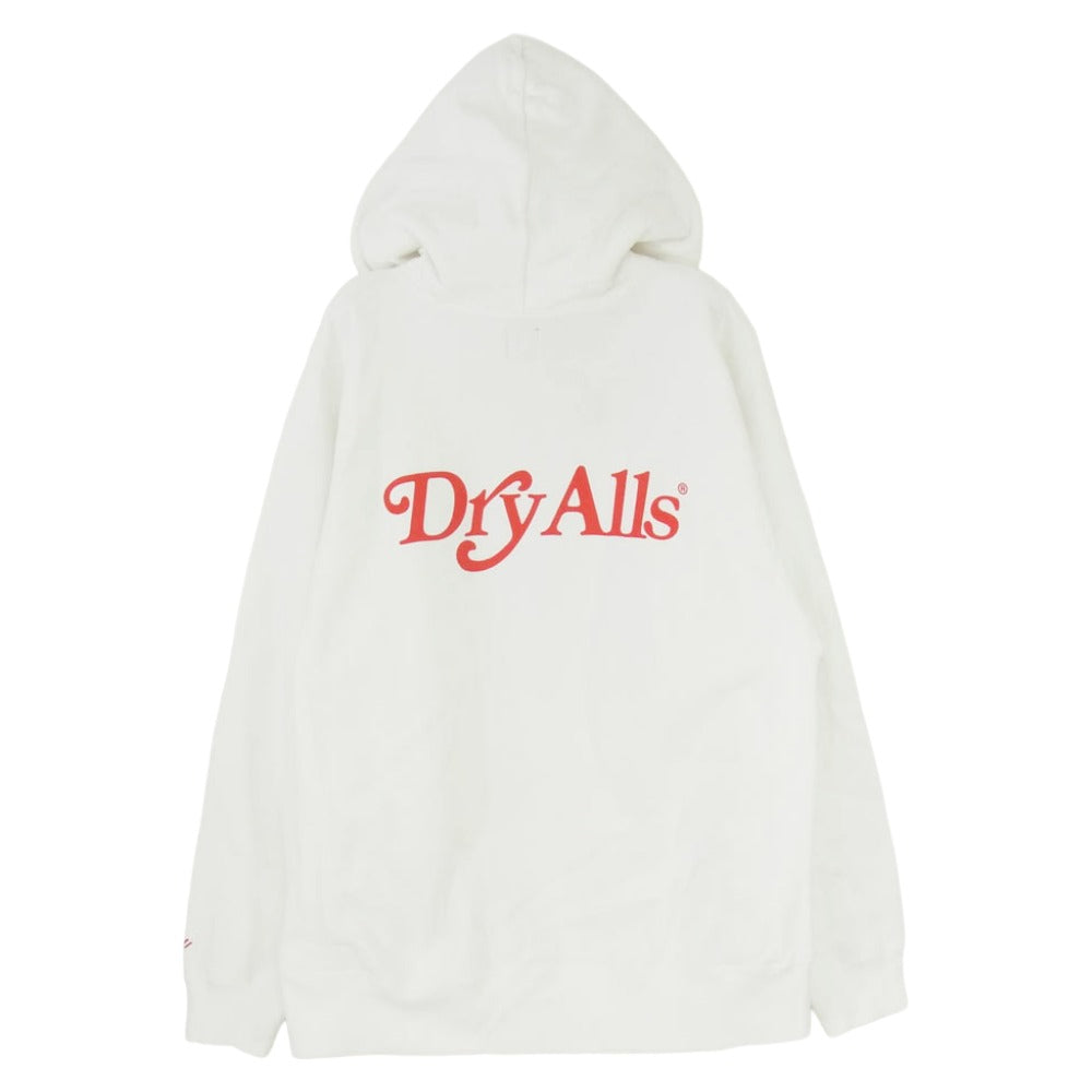 HUMAN MADE ヒューマンメイド 19AW × Girls Don’t Cry ガールズドントクライ VERDY HARAJUKU DAY PIZZA HOODIE ロゴプリント プルオーバーパーカー フーディ ホワイト系 M【中古】