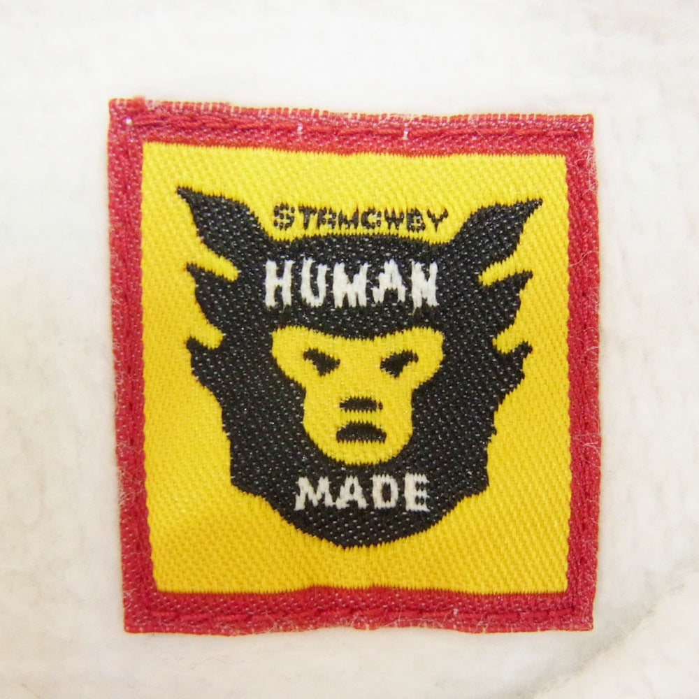 HUMAN MADE ヒューマンメイド 19AW × Girls Don’t Cry ガールズドントクライ VERDY HARAJUKU DAY PIZZA HOODIE ロゴプリント プルオーバーパーカー フーディ ホワイト系 M【中古】
