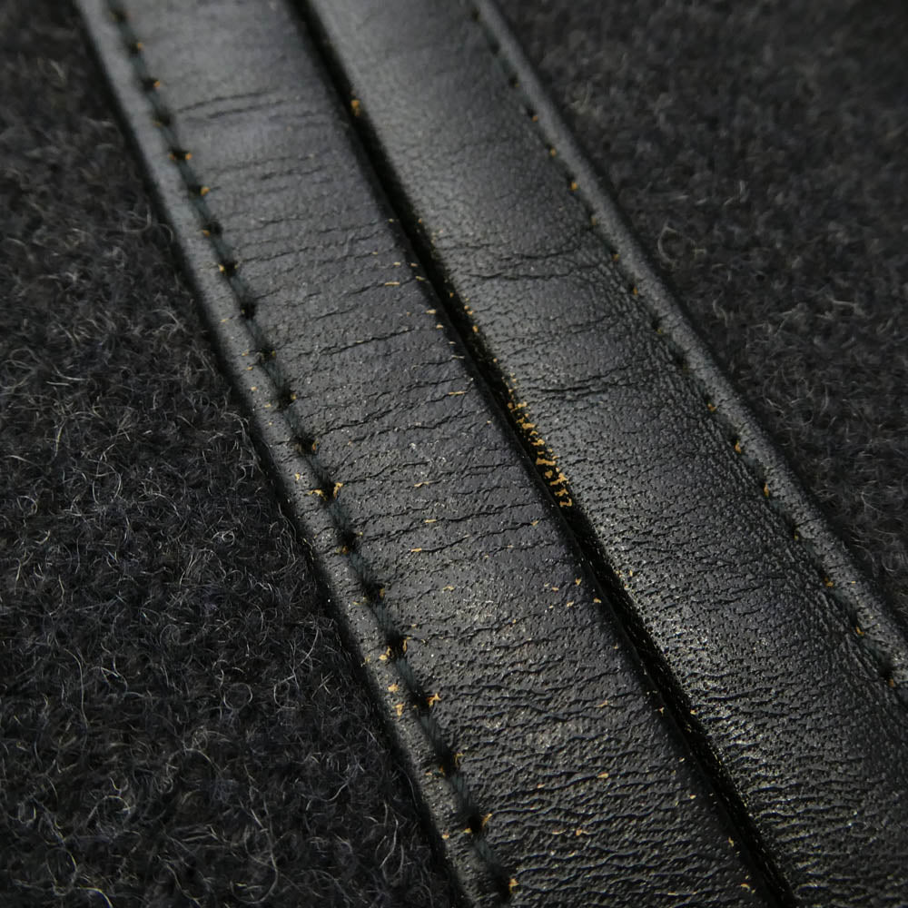 TENDERLOIN テンダーロイン T-RAIL ROADER SPECIAL HEATHER レザー切替 レイルローダー スペシャル Pコート チャコール系 M【中古】