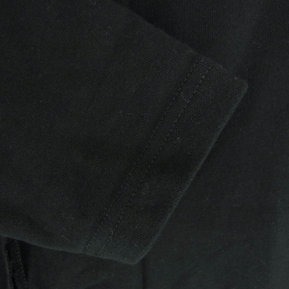 Yohji Yamamoto ヨウジヤマモト 25SS HP-T57-075 Regulation Hooded Coat レギュレーション フーデッドコート スウェット ジップアップ パーカー ブラック系 ２【中古】