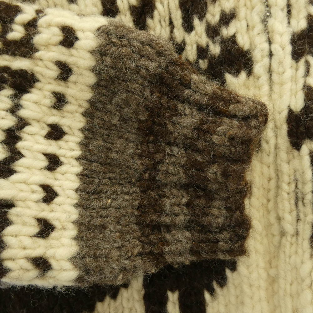 ヴィンテージ genuine cowichan sweater カウチン ニット セーター ブラウン系 不明【中古】