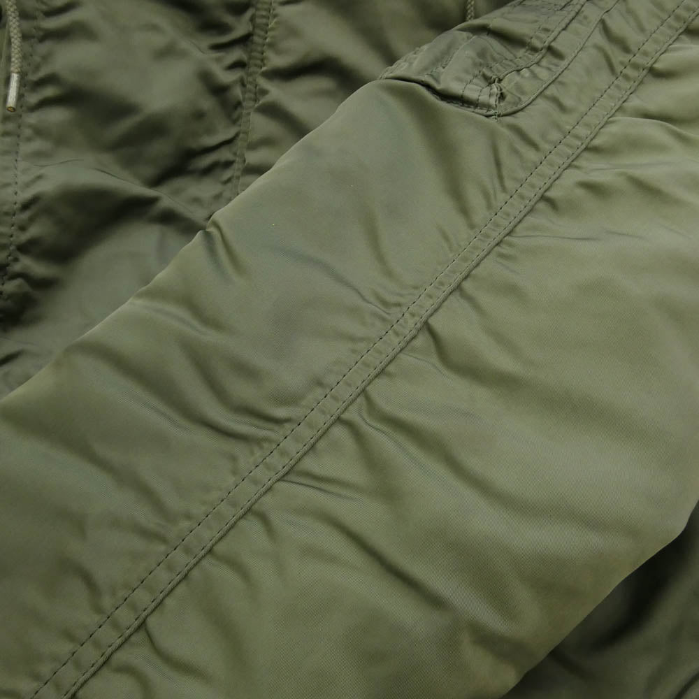 ALPHA アルファ MIL-J-6278F 80S 90S USA製 N-2B ミリタリー フライトジャケット グリーン系 S【中古】