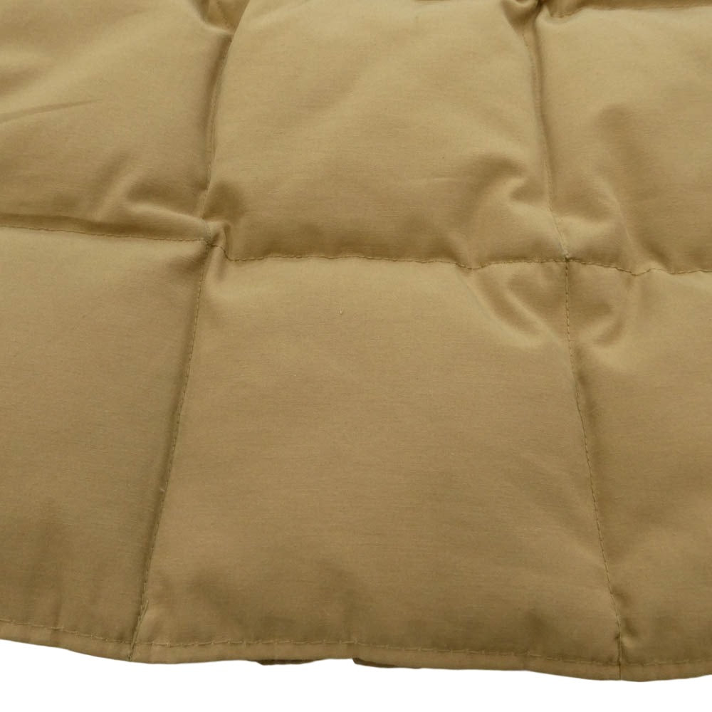 schott ショット 996D suede Leather Yoke Down Jacket スエードレザー ヨーク ダウンジャケット ベージュ系 M【中古】