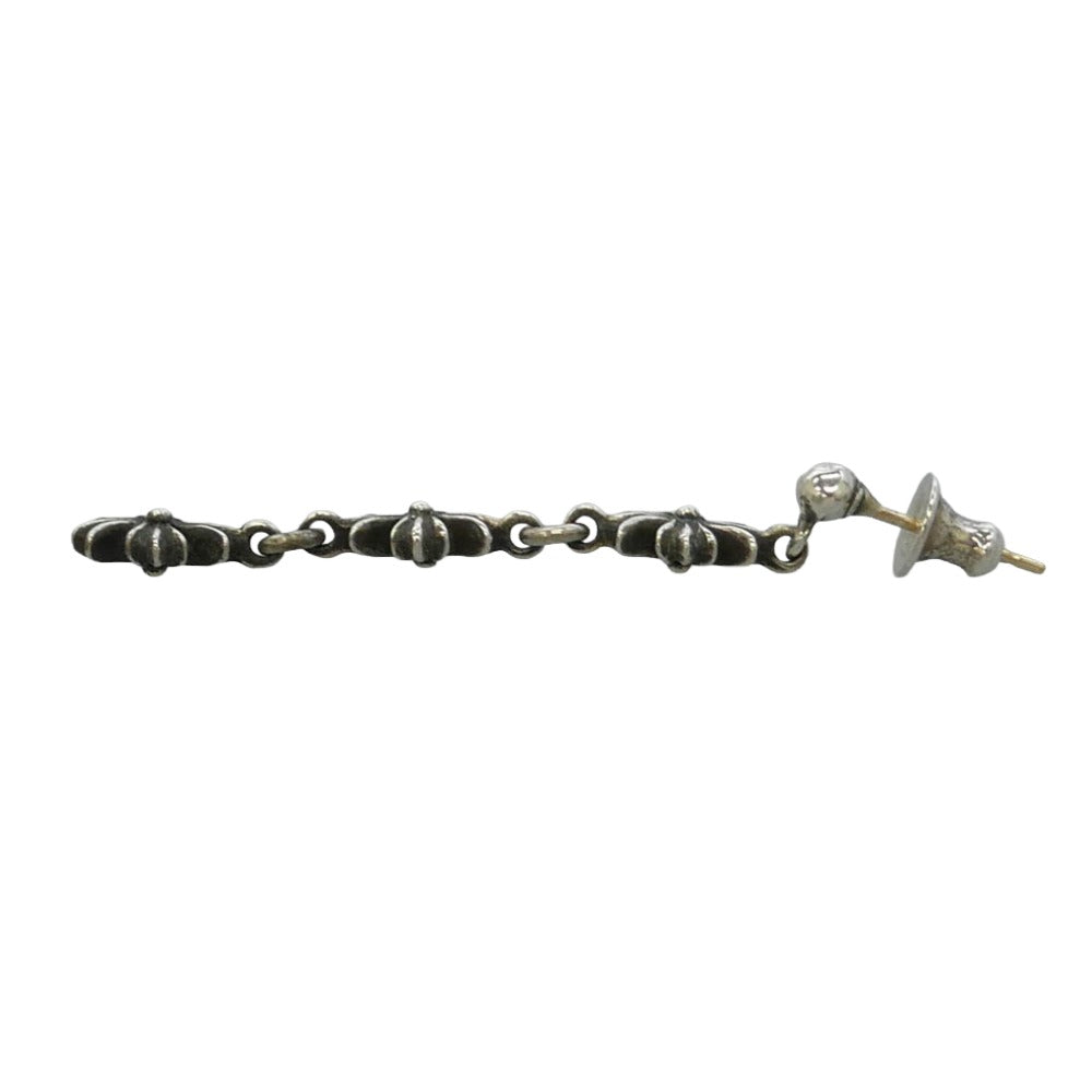 CHROME HEARTS クロムハーツ（原本無） TINY E CH PLS 3 タイニーE CHプラス 3ドロップ ピアス シルバー系【中古】