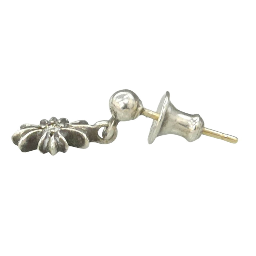 CHROME HEARTS クロムハーツ（原本無） TNY E CH PLS DIA タイニーE CHプラス ドロップ ピアス 1ダイヤ シルバー系【中古】