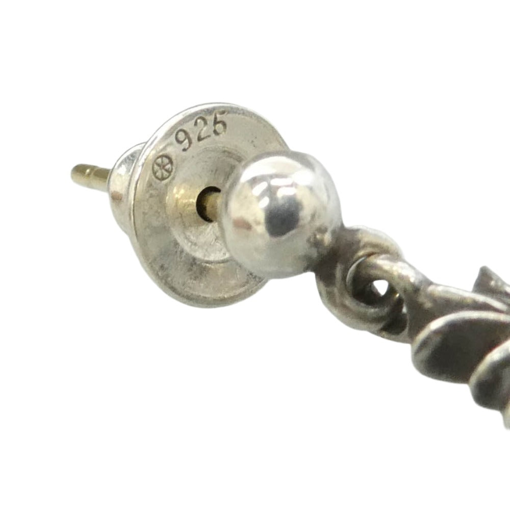CHROME HEARTS クロムハーツ（原本無） TNY E CH PLS DIA タイニーE CHプラス ドロップ ピアス 1ダイヤ シルバー系【中古】
