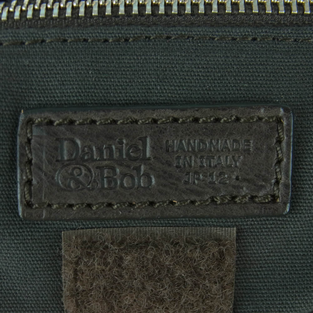 Daniel & Bob ダニエルアンドボブ ショルダー レザー バック ダークブラウン系 49【中古】