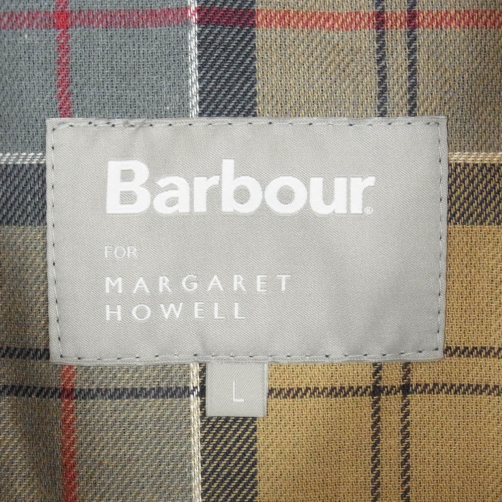 Barbour バブアー MARGARET HOWELL マーガレットハウエル 579-225301 ×MARGARET HOWELL MH HARDWICK ハードウィック オイルドジャケット ブラック系 L【中古】