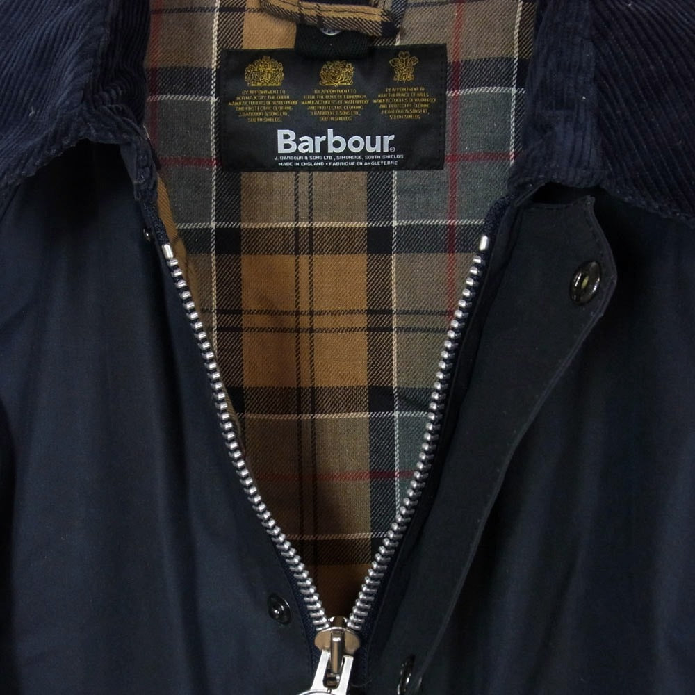 Barbour バブアー 12AW MWX0318 BEDALE SL ビデイル スリムフィット オイルドジャケット ネイビー系 40【中古】