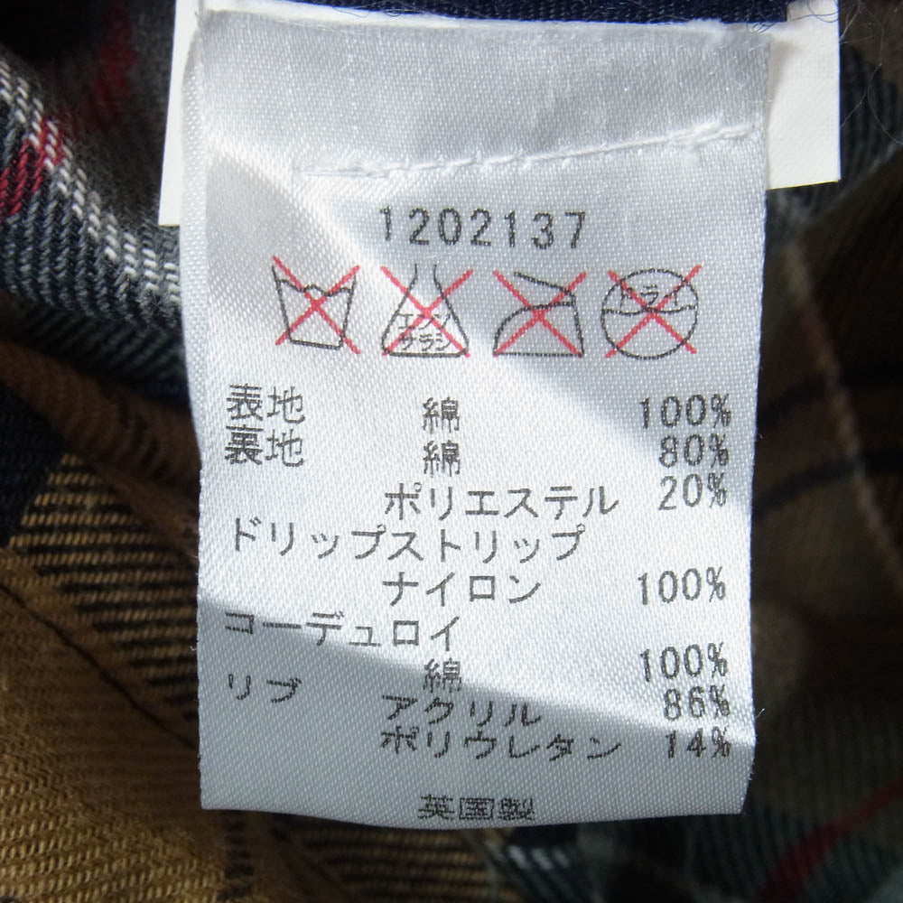 Barbour バブアー 12AW MWX0318 BEDALE SL ビデイル スリムフィット オイルドジャケット ネイビー系 40【中古】