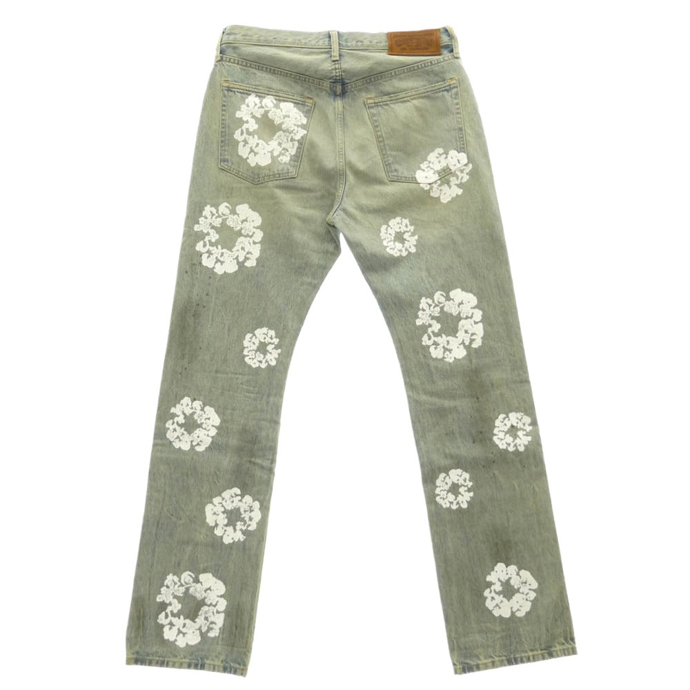 デニムティアーズ SS26BSTRAIGHT1683 Straight Denim Pants Dirty Wash ダーティー ウォッシュ ストレート デニムパンツ インディゴブルー系 34【美品】【中古】