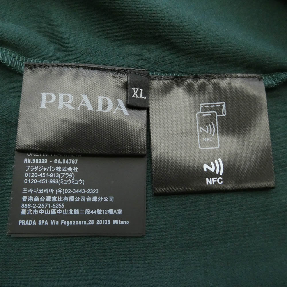 PRADA プラダ ujn861 三角ロゴプレート トライアングルロゴ オーバー