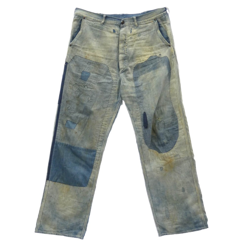SAINT MICHAEL セントマイケル 25AW SM-HR1-0000-085 PAINTER PANTS DAMAGE ヴィンテージ加工 ペインターパンツ ダメージ デニム パンツ インディゴブルー系 XL【美品】【中古】 SAINT MICHAEL セントマイケル 25AW SM-HR1-0000-085 PAINTER