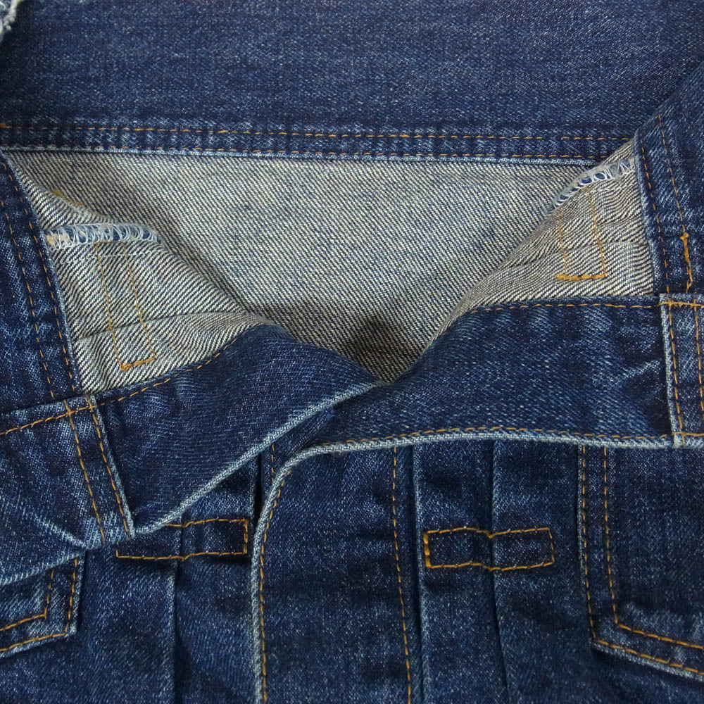 Sacai サカイ 25SS 25-08192 DENIM TANK デニム ベスト タンクトップ インディゴブルー系 3【美品】【中古】