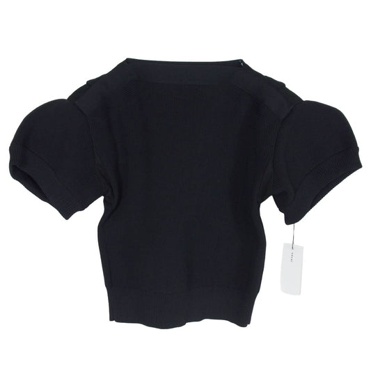 Sacai サカイ 26SS 26-08398 Knit Pullover パフスリーブ ニット 半袖 プルオーバー ブラック系 2【極上美品】【中古】