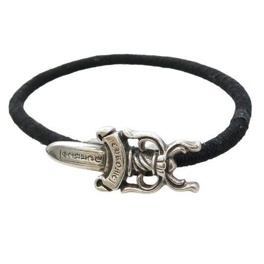 CHROME HEARTS クロムハーツ（原本有） HAIRBAND ダガー ボタン ヘアゴム シルバー系【中古】